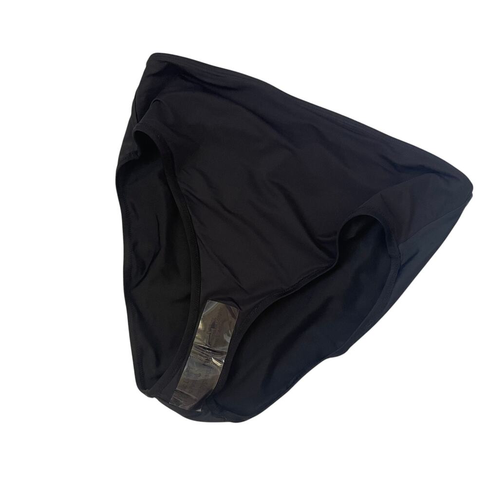 NWT L'AGENCE Vanessa High-Waisted Bikini Bottom - Black - Size XL - Picture 6 of 6